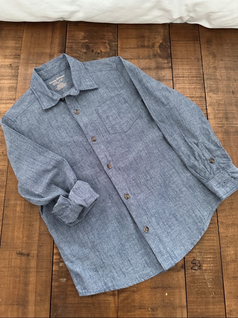 Tommy Bahama Boys Blue Button-Down Shirt